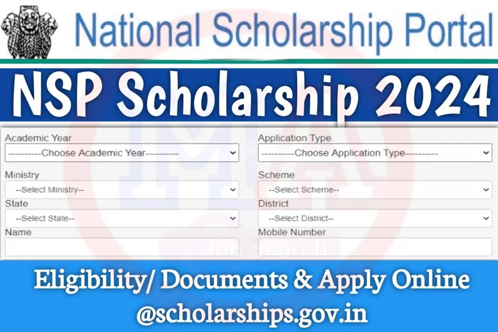 National Scholarship Website 2023-24 NSP Login, Inspect Status, Last Date