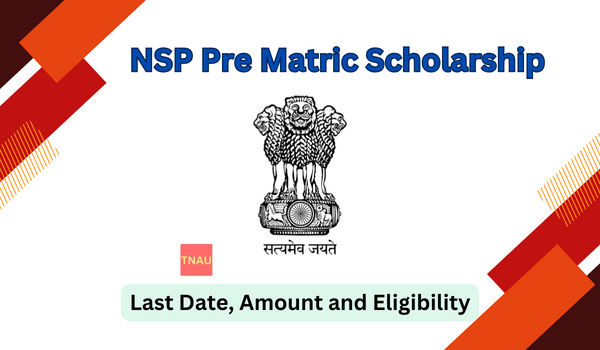 NSP Pre Matric Scholarship 2023-24, Last Day, Apply Online