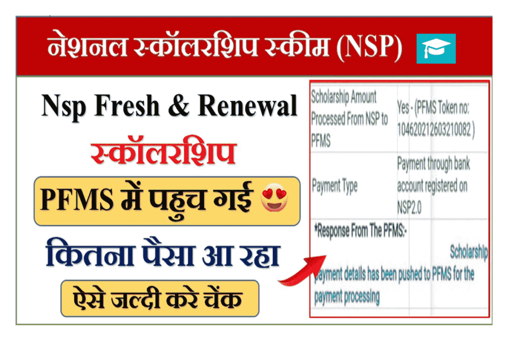 when nsp scholarship cash will certainly come Examine Condition, Last Date 