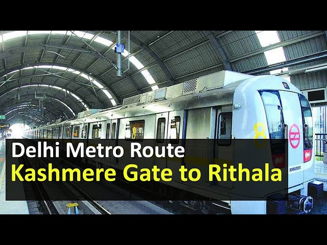 Metro Path From Kashmere Gateway To Netaji Subhash Area