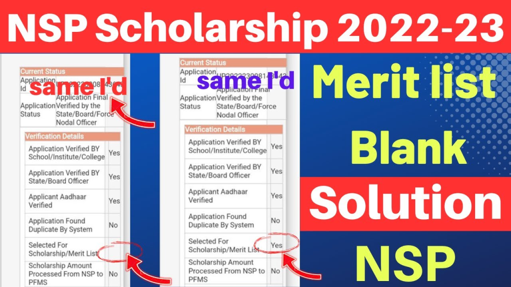 NSP Merit Listing 2024 Download Checklist Of Applicants PDF & Check Standing