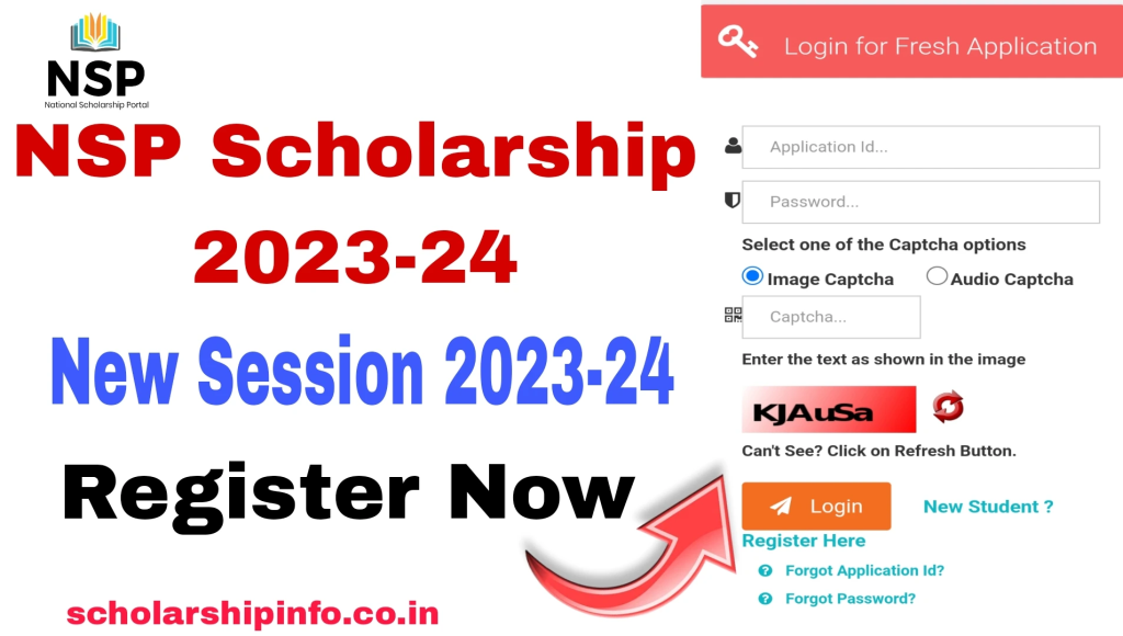 National Scholarship Portal 2023-24 NSP Login, Check Standing Apply Day